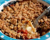 Un délicieux crumble croustillant et fondant à la fois ! Un régal simple à préparer !