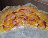 Tarte au bacon et Cheddar