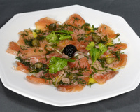 Saumon Gravlax comme dans les pays scandinaves