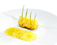 Carpaccio d'ananas à la vanille bourbon