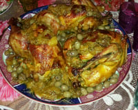 Tadjine zitoune (poulet aux olives)...