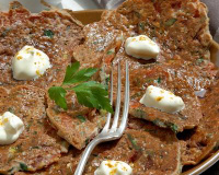 Galichonnettes aux légumes du moment, crème épaisse au curry