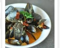 Moules au curcuma