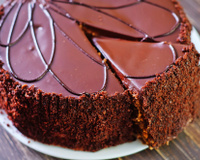 Gâteaux au chocolat et crème de banane