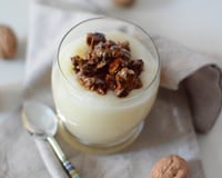 Soupe de poire aux noix