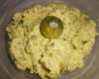 Purée de choux de Bruxelles au fromage