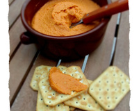 Houmous aux poivrons rouges