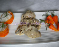 Sot l'y laisse de dinde aux champignons et au Porto