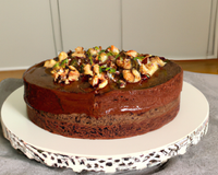Gâteau chocolat noisettes