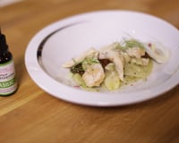 Fricassée de volaille au basilic