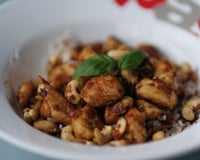 Wok de poulet cajou & citronnelle