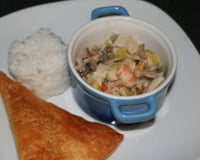 Cassolettes de fruits de mer aux petits légumes