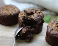 Des mini-moelleux au chocolat sans beurre et sans farine, c'est possible : la preuve grâce au Tapioca Tipiak.