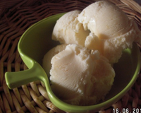 Une glace toute simple très parfumée