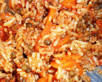 Riz aux lentilles carottes