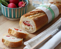 Baguette farcie au roquefort