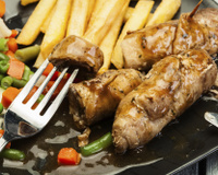 Escalopes de porc roulées façon saltimbocca