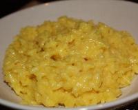 Un bon risotto parfumé au safran
