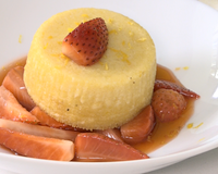 Millasson et soupe de fraises