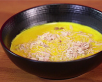 Velouté de potimarron, chataîgne et foie gras au Companion