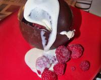Une boule de chocolat.