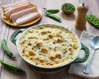 Gratin de gnocchi aux tranches de blanc de poulet