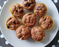 Muffins pomme / chocolat