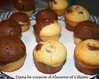 Muffins chocolat-vanille classiques