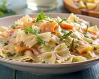 Pâtes au saumon fumé