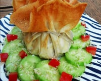 Aumônière Roquefort, Pomme et Noix