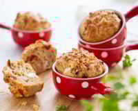 Muffins aux lardons et au gruyère
