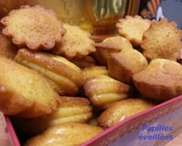 Madeleines à la vanille sans levure