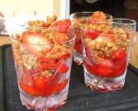Crumble aux fraises facile