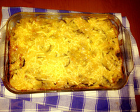 Gratin d'aubergine et tomates