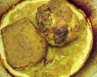 Rôti de porc sauce moutarde et miel