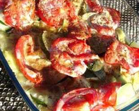 Gratin de ravioles aux légumes d'été