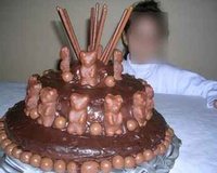 Chocopoire Nounours à la guimauve