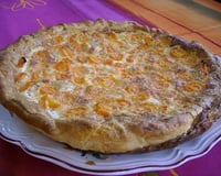 Tarte au colin et à la carotte