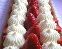 Tarte aux fraises revisitée économique