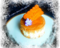 Entremet glacé spéculoos et chocolat blanc