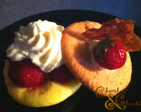 Délice de fraises en mousseline