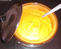 Purée de patates douces épicée