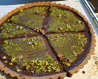 Tarte choco-pistaches