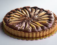 Tarte chocolat-poires
