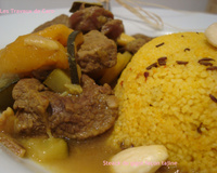 Côte de gigot d'agneau façon tajine