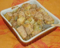 Endives et pavés de thon au curry façon gratin
