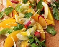Salade d'oranges aux herbes acidulées gourmande