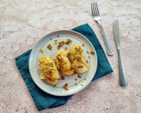 Involtini de poulet au jambon de Parme, scamorza et pistaches