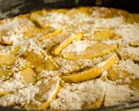 Gâteau fondant aux pommes