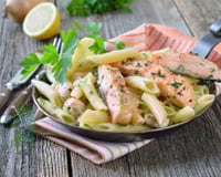 Penne au saumon